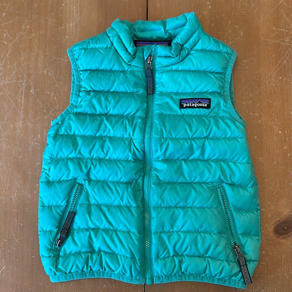 Patagonia down sweater vest, 2T